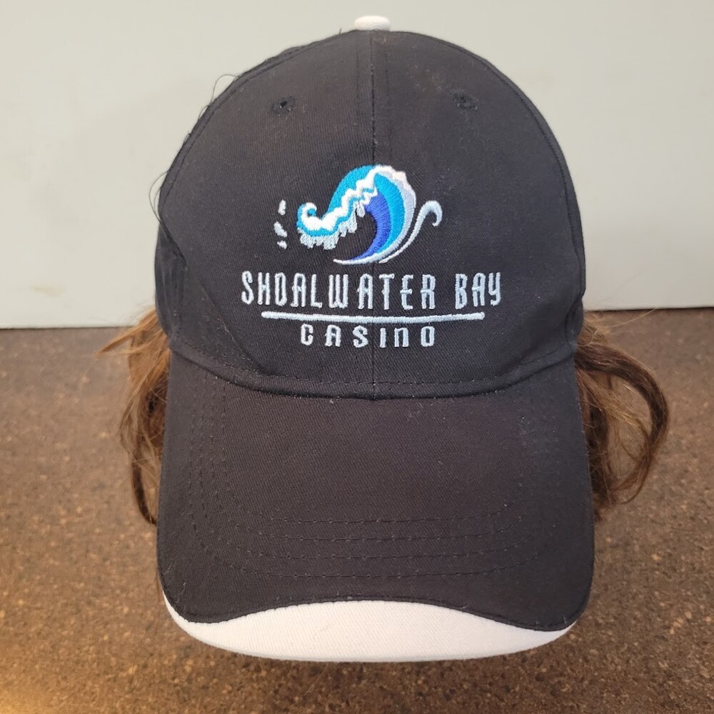 Hat Cap Mens One Size Black Shoalwater Bay Casino Embroidered